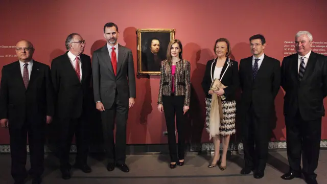 Los Reyes en el 'Museo Goya. Colección Ibercaja'
