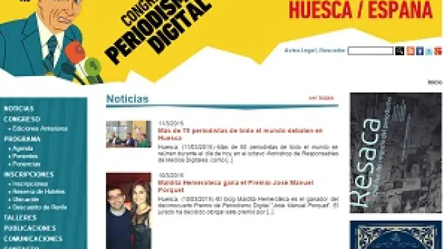 Más de 350 profesionales se reúnen en el Congreso de Periodismo Digital de Huesca