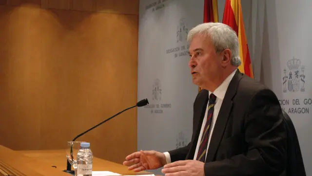El delegado del Gobierno en Aragón, Gustavo Alcalde en una imagen de archivo.