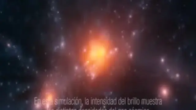 Simulación del super cúmulo de galaxias
