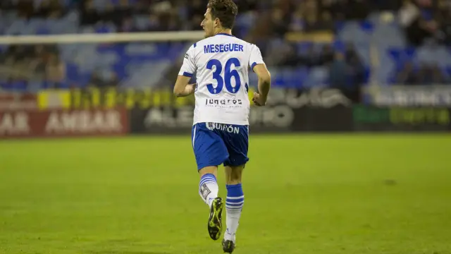 Meseguer debutó el pasado sábado, frente al Lugo