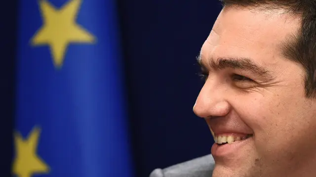 El Primer Ministro Tsipras durante la cumbre de Jefes de Estado este viernes