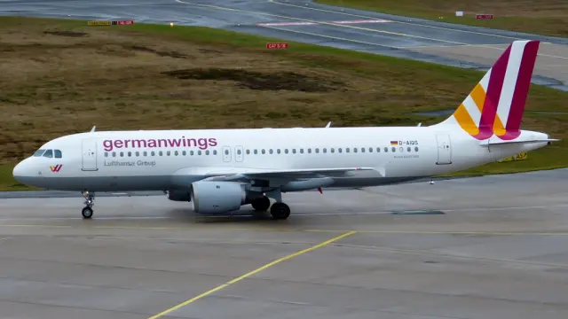 Imagen de un Airbus A320 de Germanwings