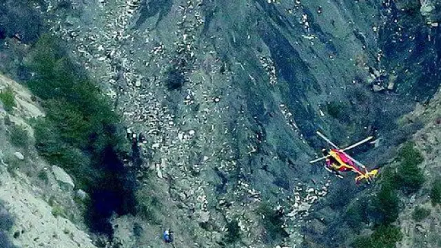 Accidente aéreo en Los Alpes