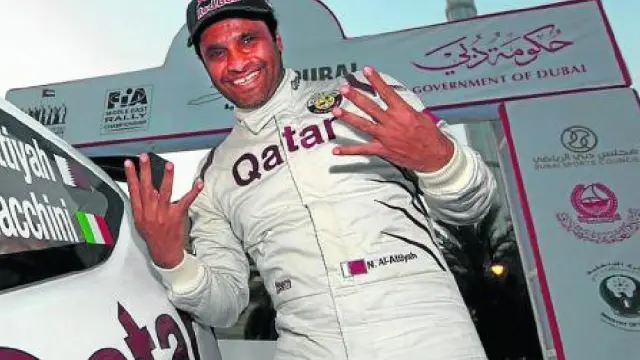 Nasser Al-Attiyah, ganador del Dakar en 2011, y primo del Emir de Qatar.