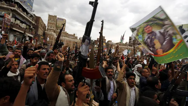 Protestas por el ataque en Yemen