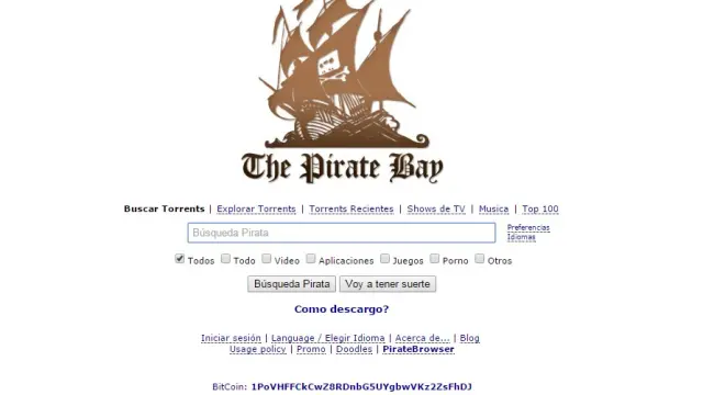 ?Un juez ordena bloquear el portal de descargas The Pirate Bay en España
