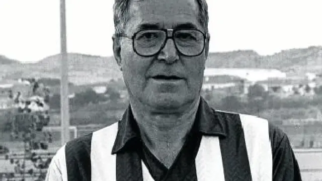Pedro Lasheras, en una imagen de su época de entrenador.