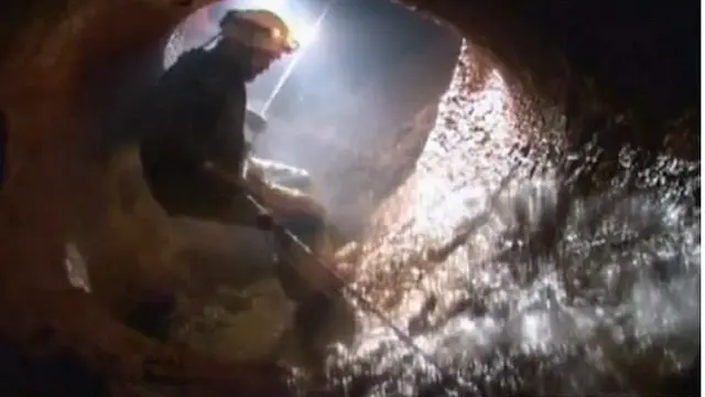Captura de las imágenes del rescate de una televisión marroquí