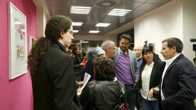 Reunión entre los candidatos y militantes de UPyD-Aragón