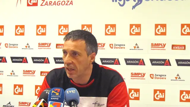 El entrenador del CAI Zaragoza, Joaquín Ruiz Lorente
