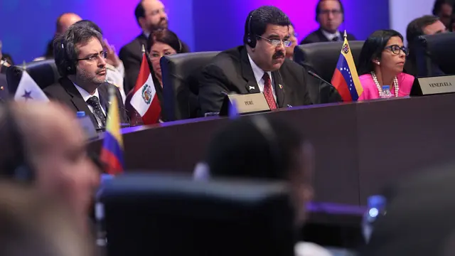 Maduro, durante la cumbre