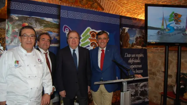 El presidente Herrera ha participado un acto de presentación en Valladolid de la oferta turística de Soria organizado por la Diputación soriana