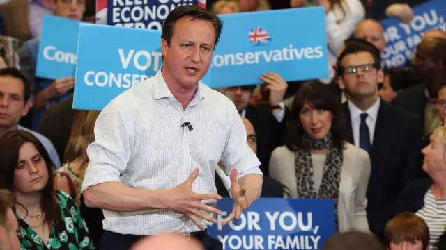 Cameron insistió en que su partido puede conseguir la mayoría si saca 23 escaños más de los que tiene