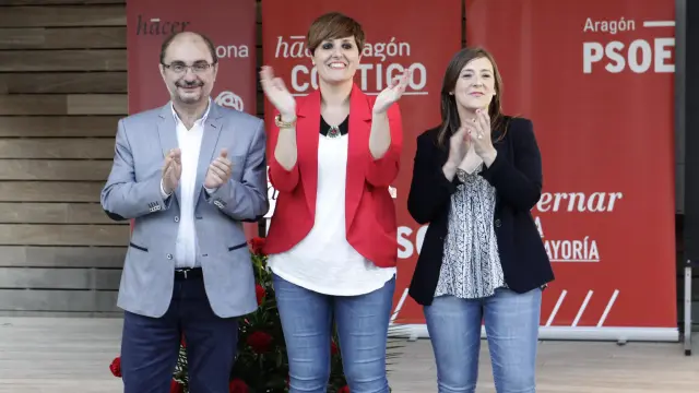 Javier Lambán, candidato del PSOE a la Presidencia del Gobierno de Aragón.