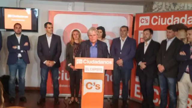 Acto de Ciudadanos en la segunda jornada de campaña electoral en Aragón