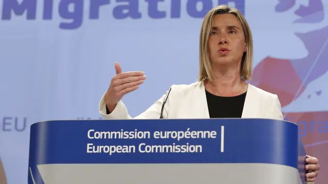 La alta representante de la UE, Federica Mogherini