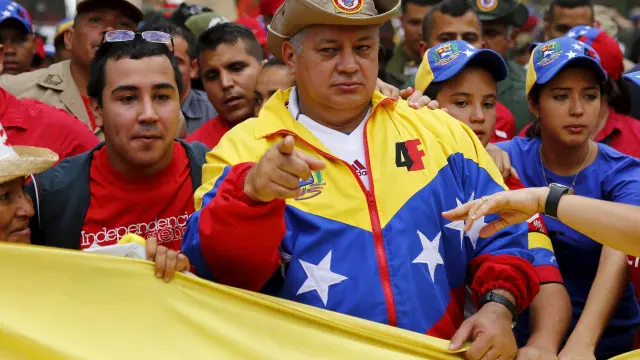 El presidente del Parlamento venezolano, Diosdado Cabello.