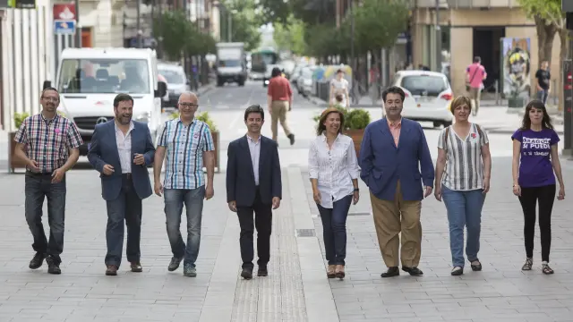 Los candidatos a la alcaldía de Huesca