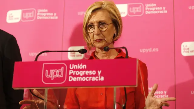La todavía líder del partido, Rosa Díez.
