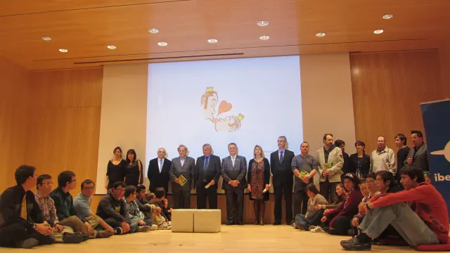 Presentación del primer libro de Fundat, 'Un secreto-creto!', en el Patio de la Infanta, en 2012.