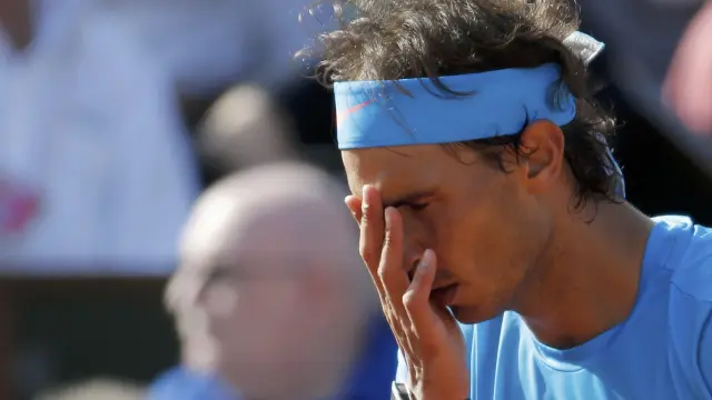 Rafa Nadal tras perder ante Djokovich
