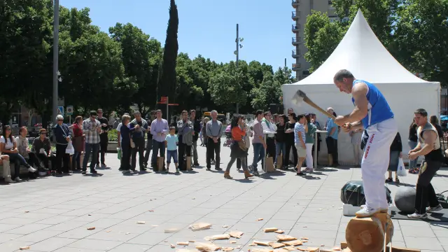 Imagen de una actividad promocional realizada por Destinos Euskadi en otra ciudad.