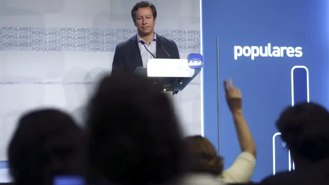 Carlos Floriano durante la rueda de prensa