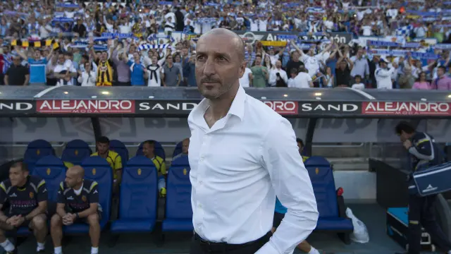 El entrenador del Real Zaragoza, Ranko Popovic.