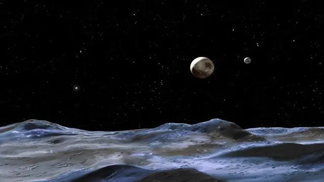 Plutón y su Luna Caronte