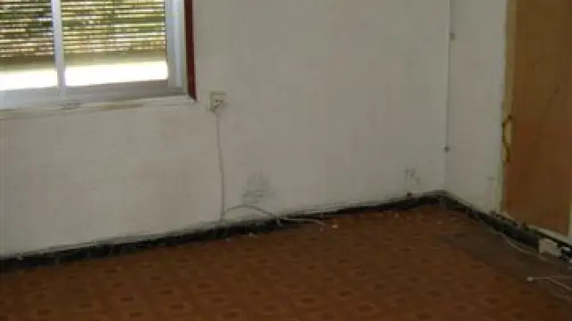 Interior de una de las viviendas de la Sareb en la capital aragonesa