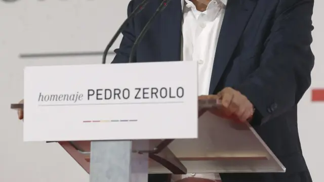 Zapatero interviene en el homenaje a Pedro Zerolo.