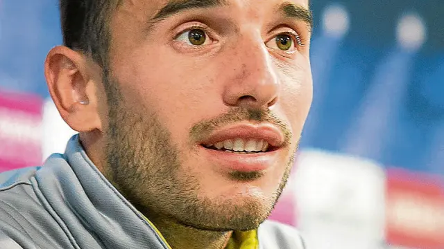 José Fernández, ayer tras el entrenamiento del equipo.