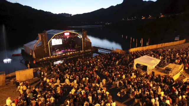 Un concierto en el festival Pirineos Sur.