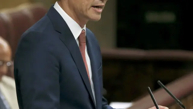 Pedro Sánchez, en el Congreso