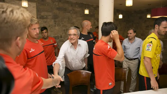César Alierta y los miembros del Consejo visitaron a la plantilla en Boltaña