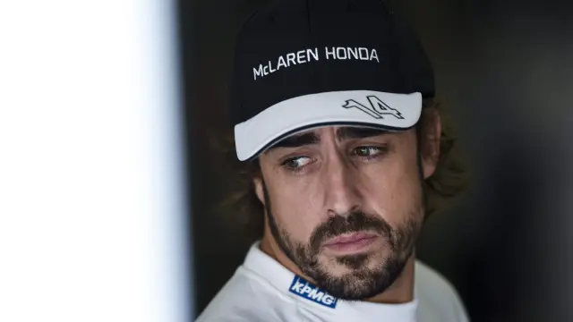 Alonso, durante el Gran Premio de Hungría de Fórmula 1