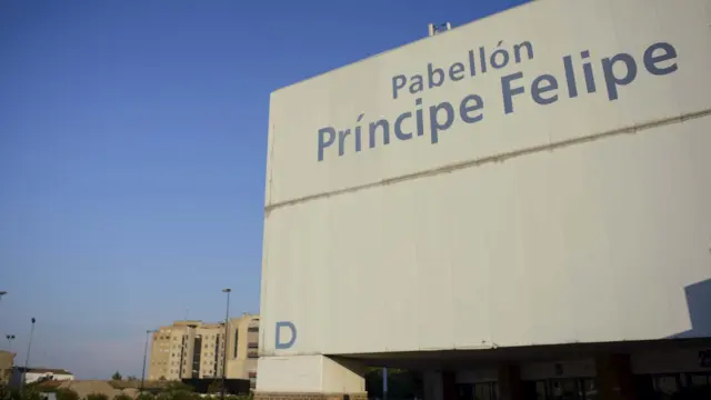 El Pabellón Príncipe Felipe de Zaragoza.