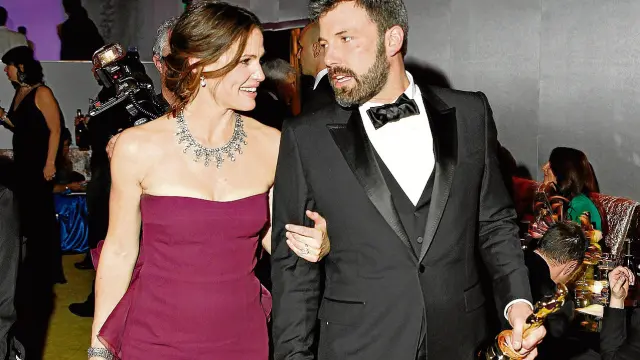 La pareja, durante de la ceremonia de los premios Óscar en 2013.
