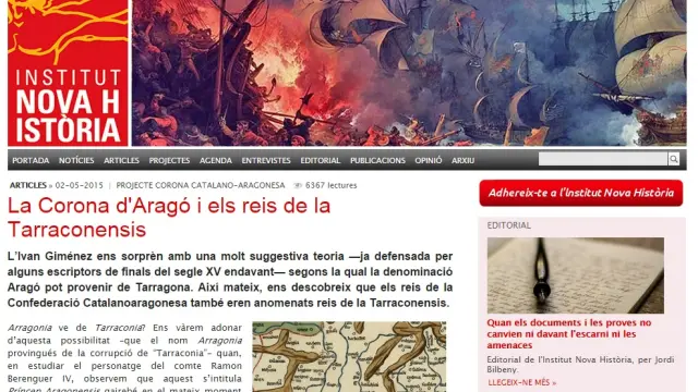 Web del Instituto Nueva Historia