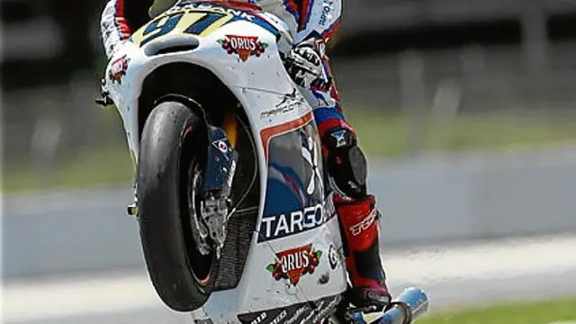 El piloto del Targobank Xavi Vierge, de la categoría Moto 2.