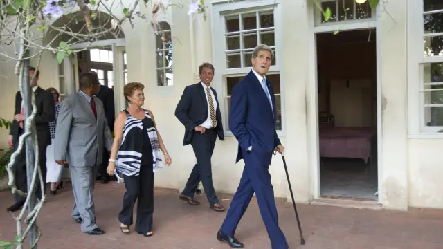 Kerry visitó finca Vigia, la que fuera casa de Hemingway