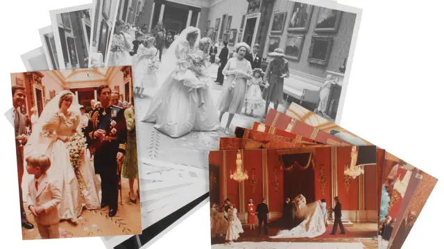 Imágenes inéditas de la boda de Diana y Carlos.