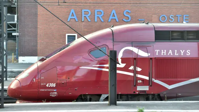 El tren Thalys en el que se produjo el tiroteo.