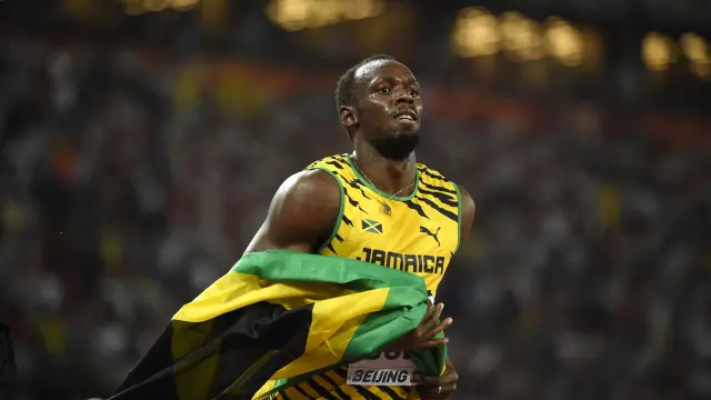 ?Bolt celebra su victoria