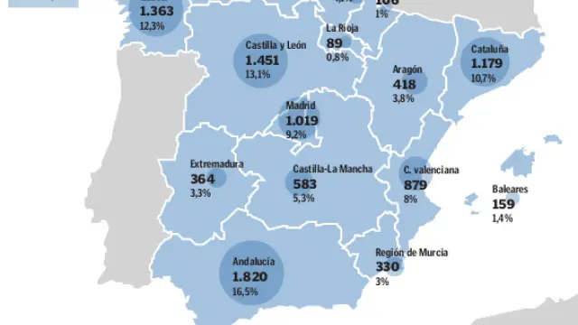 Rajoy sube un 7% la inversión en Aragón y Lambáninsiste en recurrir los presupuestos