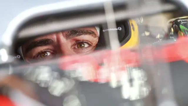 Fernando Alonso a los mandos de su monoplaza.