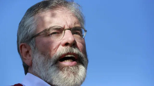 El líder de Sinn Féin, Gerry Adams.
