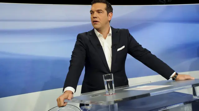 El líder del partido izquierdista Syriza ha participado este lunes en el segundo debate de esta campaña de cara a las elecciones del próximo domingo.