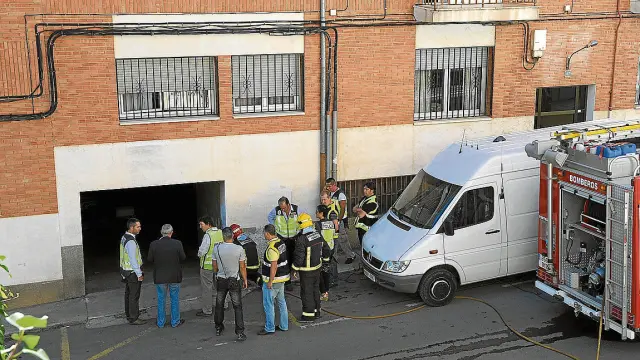 Alberto Villalba y su padre, Tomás, limpiaban una cochera de Teruel el 18 de septiembre de 2013 cuando una granada de la Guerra Civil explotó accidentalmente dejándolos malheridos.